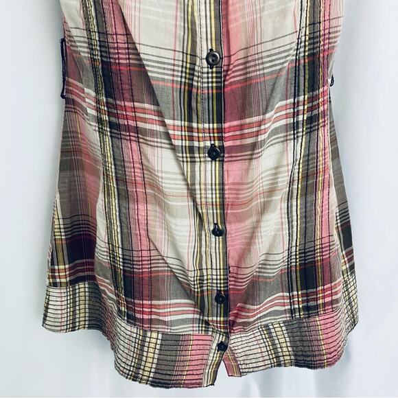 FANG Plaid Tunic Size Large - Picture 4 of 11